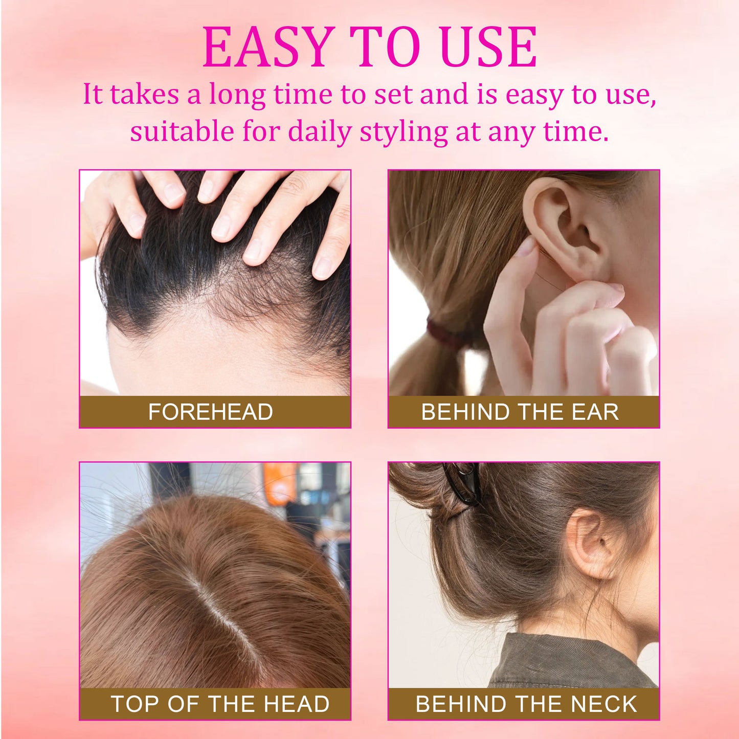 Maelove 75g Hair Care Product Smooth Out Frizzy Long Lasting Perfect Style Hair Wax Stick