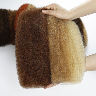 Maelove 3 In 1 Afro Kinky Bulk Three Colors #4/30/27 Human Hair For Braiding Dreadlock Hair