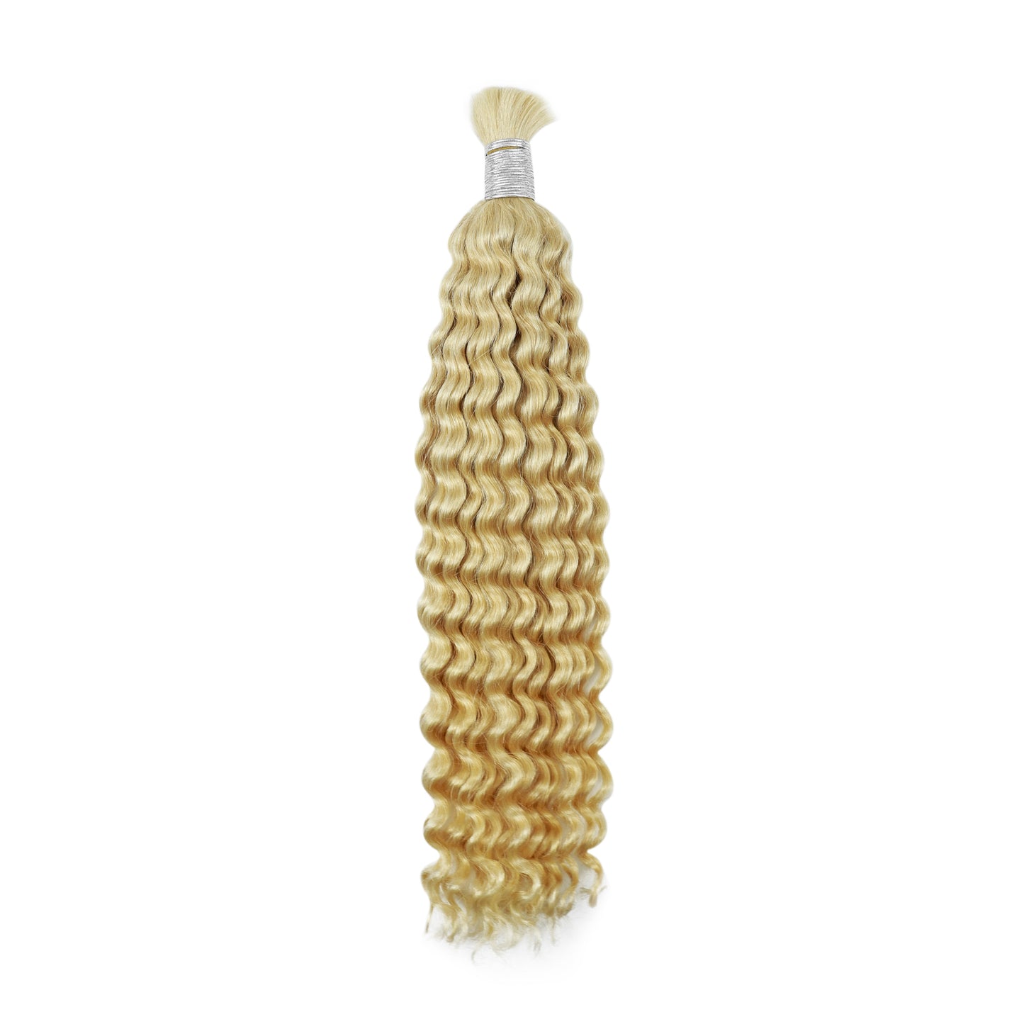 100g/bundles High Quality Deep Wave Human Hair Bundles 100% Human Hair Extension Curly Bundles for Braiding Boho Style
