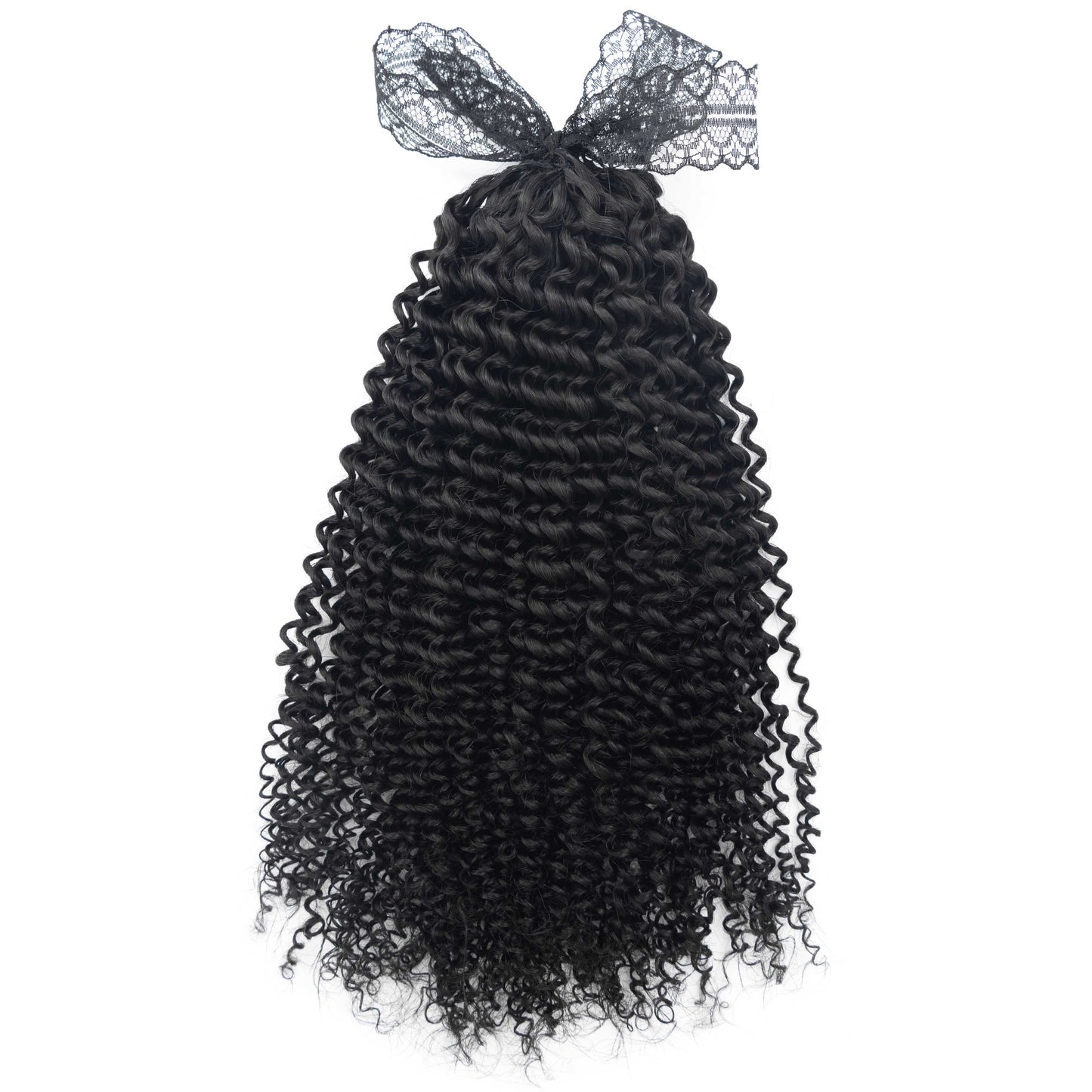 Feather Tip Crochet Hair Kinky Curly Feathering Crochet Braid Human Hair Extensions for Women