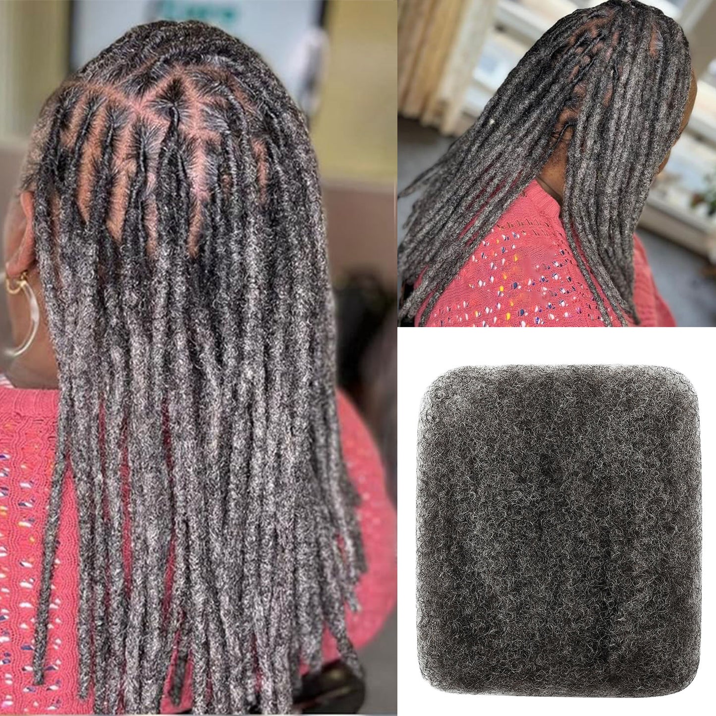 Maelove 3 In 1 Afro Kinky Bulk Three Colors #4/30/27 Human Hair For Braiding Dreadlock Hair