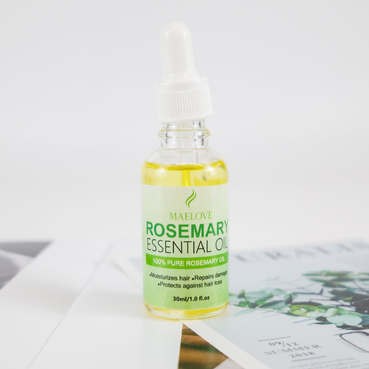 Maelove 30ml Organic Hair Growth Oil 100% Pure Natural Rosemary Essential Oil