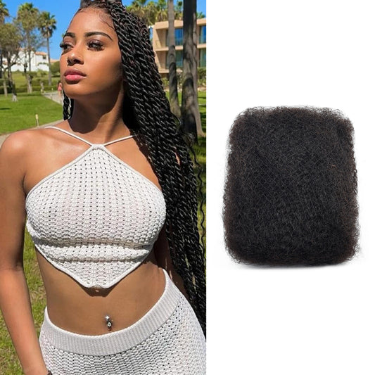 Maelove Best Quality Kinky Twist Style Afro kinky Bulk Braiding Human Hair