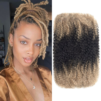 Maelove Highlights Multi Color Pre-Stretched Afro kinky Bulk For Braiding Dreadlock Hair