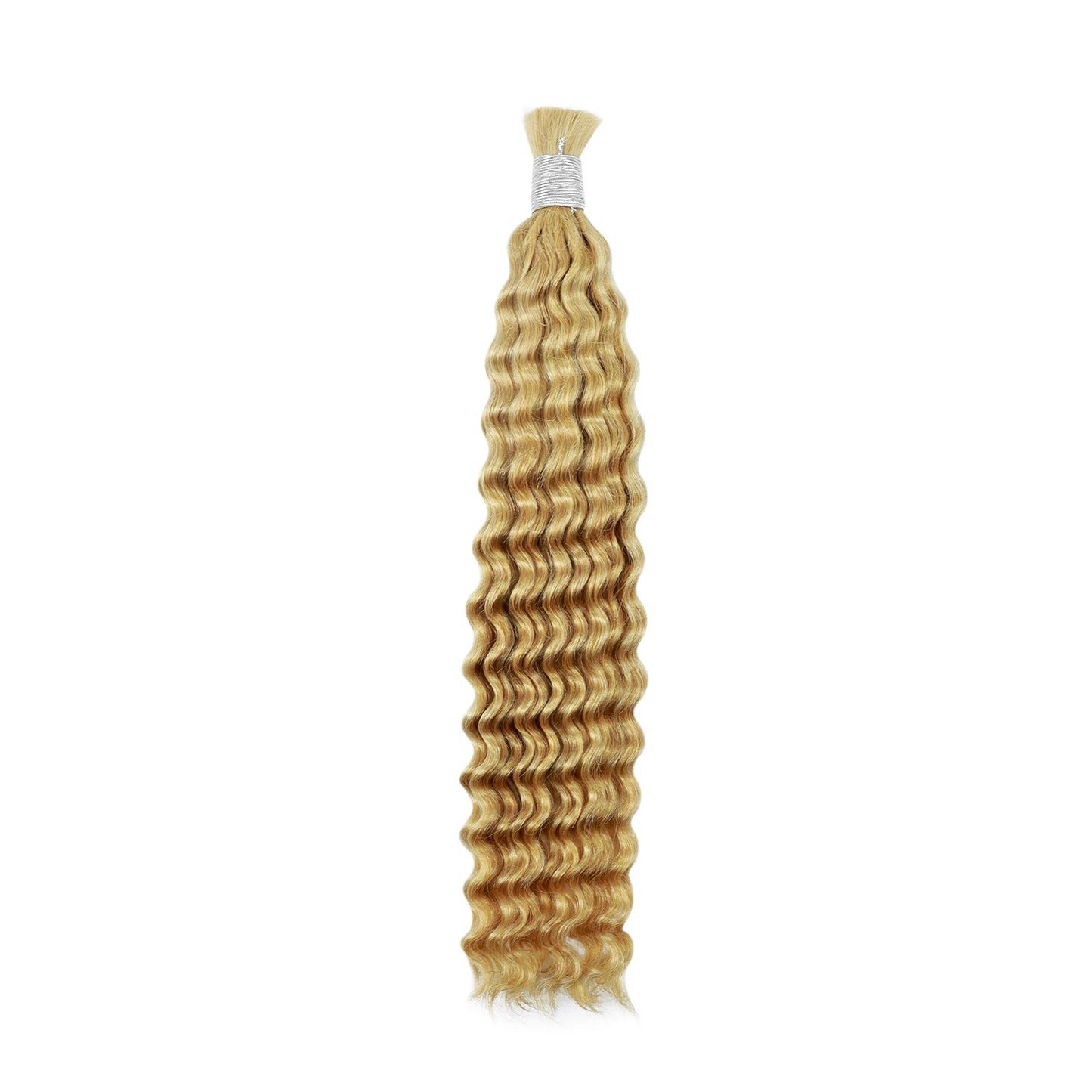 100g/bundles High Quality Deep Wave Human Hair Bundles 100% Human Hair Extension Curly Bundles for Braiding Boho Style