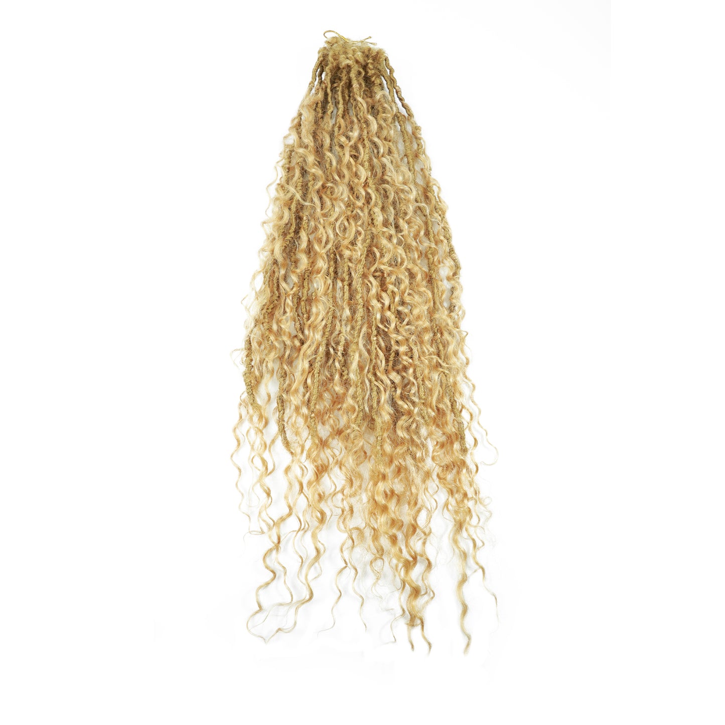 20Strands/pack 0.6cm Boho Braids Crochet Locs Hair 100% Human Hair Braiding Locs Extension for All Occasions