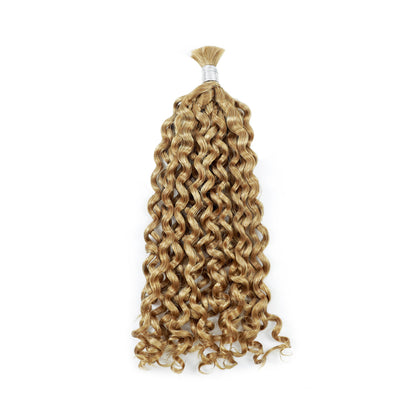 100g/pack Water Wave Bulk Human Brazilian Hair Bundles No Weft for Boho Braids