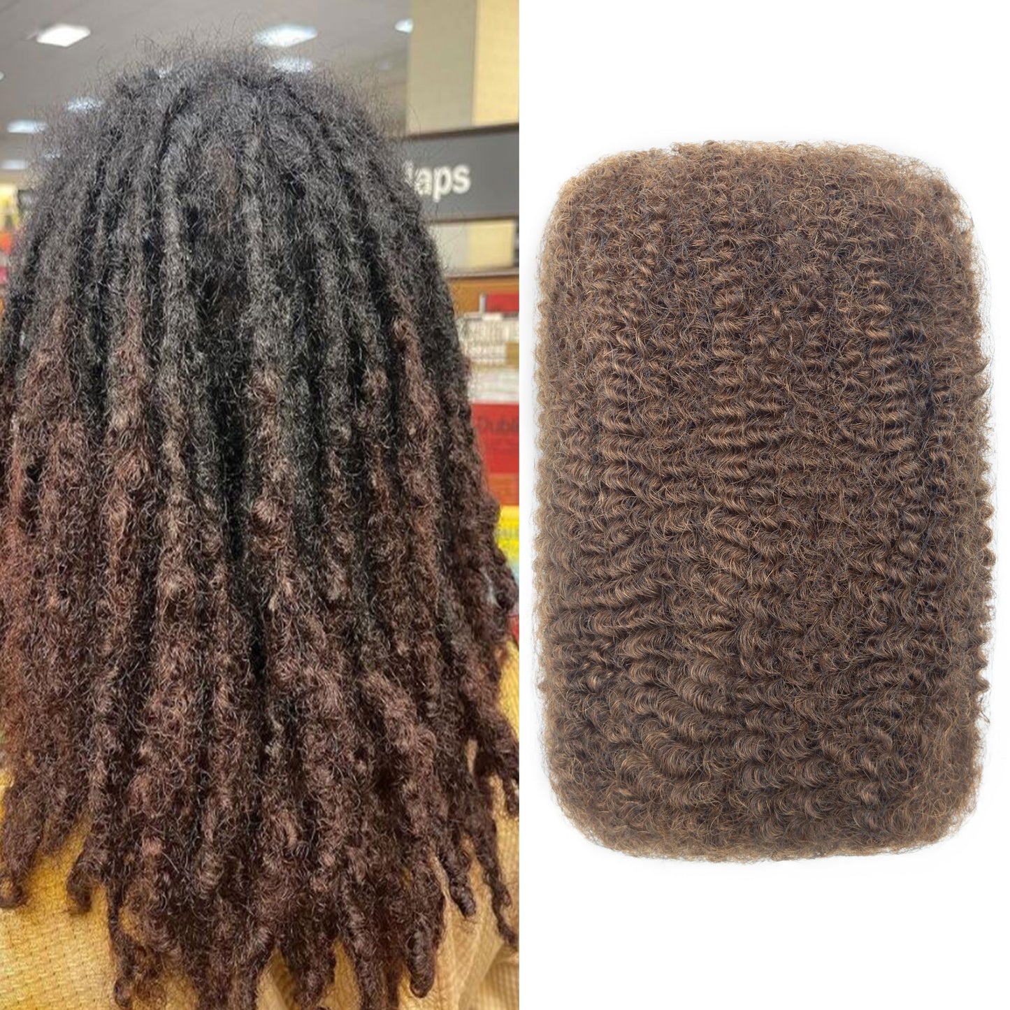Maelove Highlights Multi Color Pre-Stretched Afro kinky Bulk For Braiding Dreadlock Hair