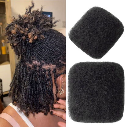 50g/pack Natural Black Afro Kinky Human Hair Extensions Customized Afro Kinky Bulk for Black Women
