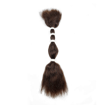 100g/pack Black Human Hair Bundles Wet and Wave Human Hair Extensions Bulk Hair for Braiding