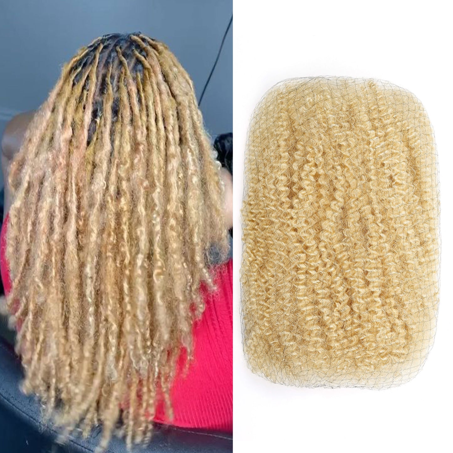 Maelove Highlights Multi Color Pre-Stretched Afro kinky Bulk For Braiding Dreadlock Hair