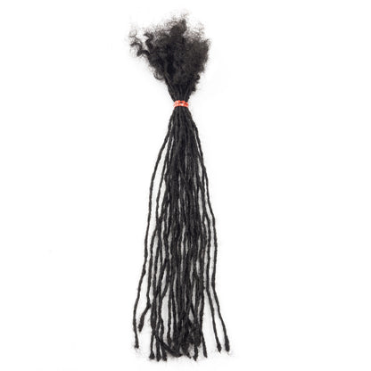20Strands/pack Small Size Locs Extensions Interlocs Dreadlocks Extensions 100% Human Hair Handmade for Blackwoman