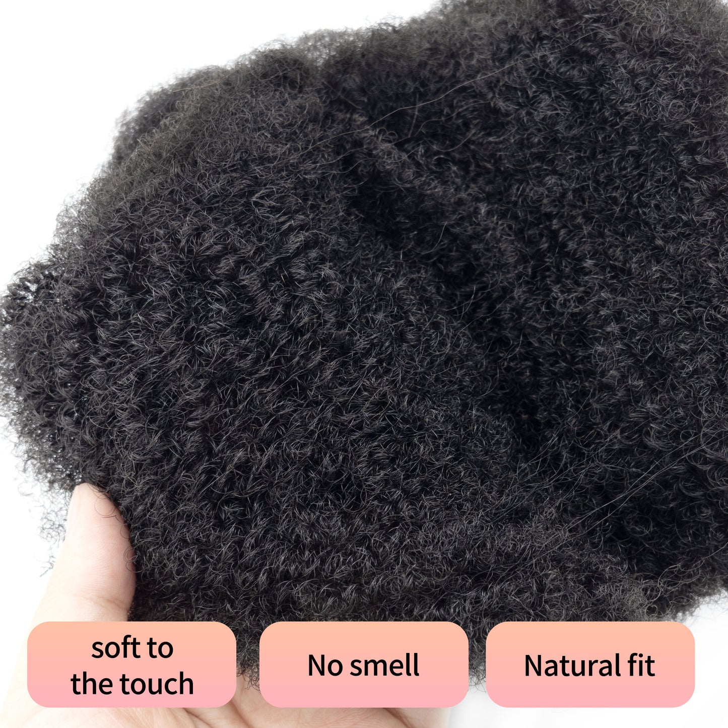 ANNA 50 Gram 100% Human Hair Afro Kinkys Curly Ultra Soft Mini Curl Hair Bulk for for Braiding, Twist, Locs