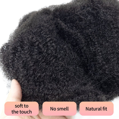 ANNA 50 Gram 100% Human Hair Afro Kinkys Curly Ultra Soft Mini Curl Hair Bulk for for Braiding, Twist, Locs