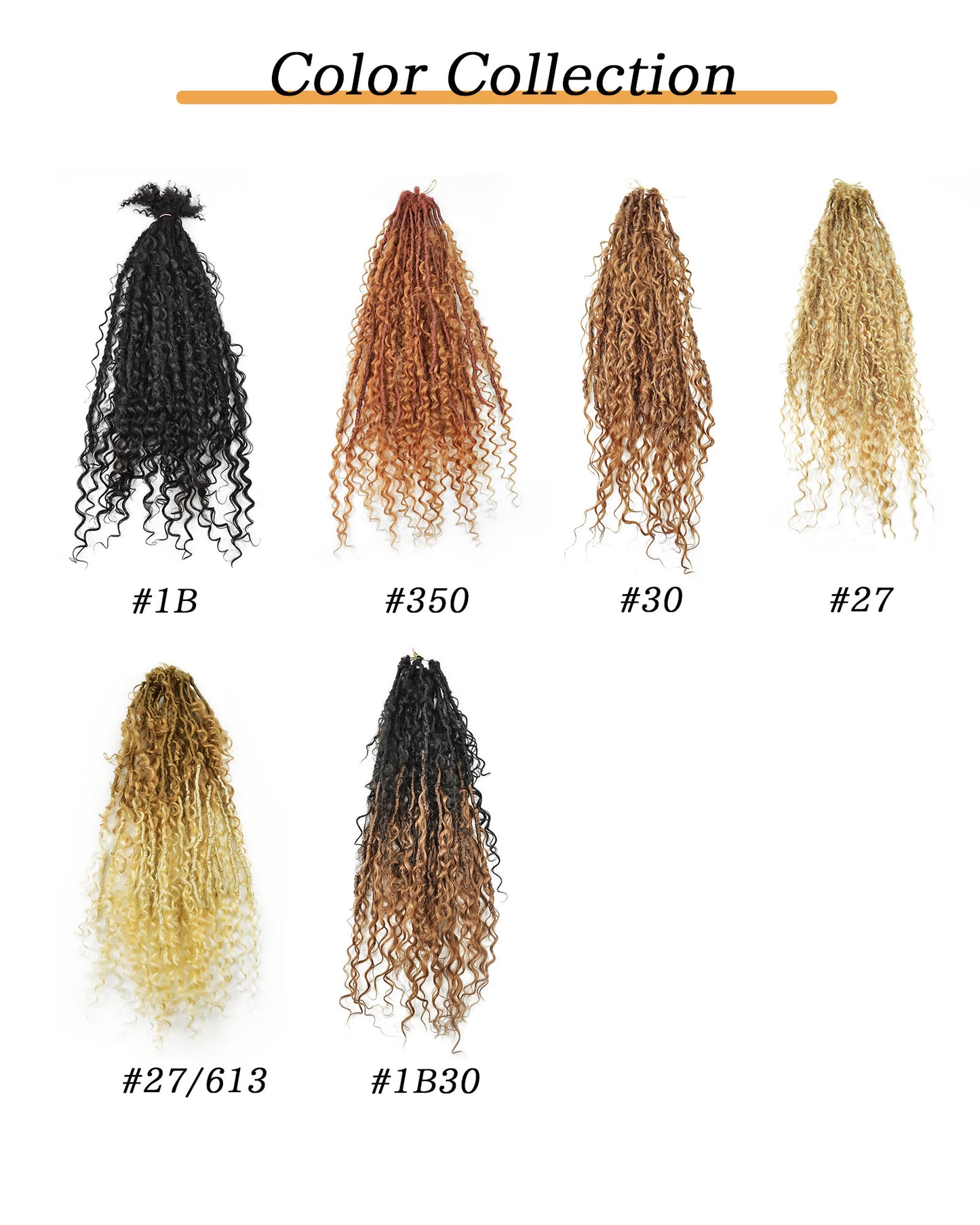 20Strands/pack 0.6cm Boho Braids Crochet Locs Hair 100% Human Hair Braiding Locs Extension for All Occasions